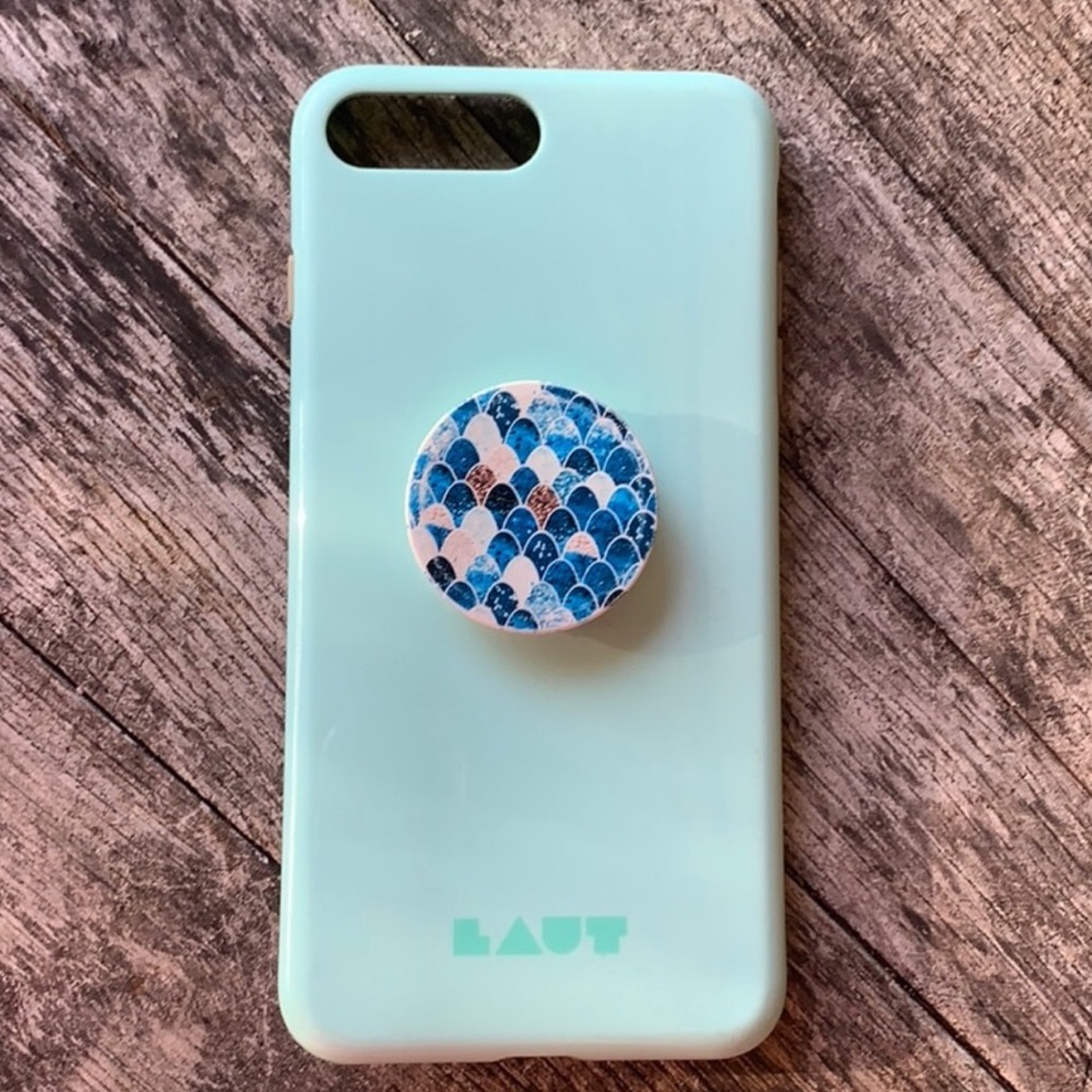 Iphone 7 Plus Phone Case With Pop Socket! - image 1